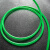 DYQT绿色光面绳聚氨酯皮带T棒工业传动带圆形带O型带牛筋优力胶条 光面绿4mm(一米