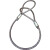 压制钢丝绳成套吊索具/起重钢丝绳吊索/ 钢丝绳吊索具12MM1-10米 12mm*1米