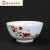 德化白瓷餐具 德化白瓷家用米饭碗4.5寸 陶瓷碗单个吃饭餐具碟套 竹报平安4.5.寸白瓷碗1个装