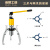整体液压拉马YL5T10T20T30T50T吨轴承拔轮器二爪三爪横向使用 5T液压拉马纸盒装