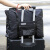 京逸旅行包女短途手提行李袋待产外出大容量轻便防水拉杆箱挂包登机包 低调黑 中