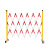 折叠式绝缘玻璃钢移动护栏伸缩围栏隔离栏杆电力施工道路安全防护 加厚红白色高1.2米*长8米