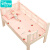 迪士尼（Disney）夏季一片式床围3D蜂巢三明治网眼婴儿床床围通风透气宝宝儿童床围 蓝色星星30高 长110cm 一片