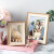 QUATREFOIL欧式相框照片摆台 照片墙画框挂墙 情侣结婚照宝宝儿童照相框 7寸木白