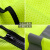 网布反光背心交通马甲建筑施工程荧光衣环卫工人骑行安全服夏季 二横网布拉链款邮政绿