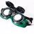 鸣固 电焊眼镜 焊工防强光翻盖氩弧焊双层玻璃双镜片 劳保防护护目镜