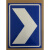 交通标志牌地下停车场车库出入口导向标反光标牌诱导引导指示牌 30高*40cm两个箭头