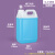 佳叶3L方桶-半透明色配透气盖塑料桶加厚水剂溶剂分装瓶耐温化学试剂瓶 S
