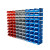 欧曼 组立式塑料零件盒510*350*200蓝色 元件整理收纳盒