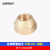 加厚空调铜管对丝接头铜螺帽双接头1-5匹铜管加长纳子免焊接 12mm螺丝