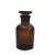 兰诗（LAUTEE）SY4055 试剂瓶 玻璃细口瓶 磨砂口透明小口瓶分装瓶 棕色500ml （2个装)