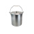 加油站专用铝桶油桶防爆铝桶圆桶加厚直型铝水桶锥形铝桶铝消防桶 一体锥形桶带盖20L
