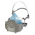 思创科技 ST-1060A 硅胶防尘面罩口罩防细微颗粒物打磨电焊工业粉尘半面具 1套装