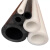黑白色尼龙管硬空心MC管尼龙套塑料棒内孔耐磨尼龙棒加工定制PA66 黑/白颜色下单备注