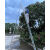 果园园林三脚梯铝合金三角梯园艺修剪修树梯子采摘农用绿化人字梯 10步3.41米单撑杆