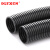 DLTXCN PE波纹管AD28.5塑料波纹管PE塑料波纹管 穿线软管电线电缆保护套保护管黑色电工电线软管 (100m)