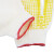 稳斯坦 WST527 劳保手套（12双）点塑纱线加厚耐磨点胶棉纱 点珠涂胶纱线手套 黄色