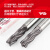 TiCN涂层高速钢不锈钢用粗皮铣刀6-25高钴钢铣刀E7685系列 4F14D163590L