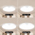 节能 吸顶灯圆形阳台卧室厨房客厅灯具现代简约过道新款 纯白12w直径26.5cm/适合2