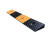 实心橡胶斜坡垫塑料台阶门槛垫456789101112厘米高 黄黑橡胶斜坡垫98*15*5cm