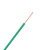 金龙羽 国标铜芯电线电缆 单芯单股硬线 BV-10平方 100米/卷 绿色