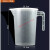 量杯 塑料 带刻度量筒厨房烘培奶茶店器具小工具塑料量具计量杯加厚全套JYH 3500cc 带盖