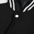 FAIR SPORT官方品牌棒球服男士外套春秋季新款男装飞行员夹克潮流休闲上衣服 J8806黑色（B） 3XL