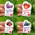 水果通用贴纸草莓樱桃西梅精品果标标贴商标签果切果盒不干胶 桔红色 菠萝蜜亮银50*60*40