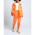 阿迪达斯 （adidas） 618女士长款夹克 Orange XS INT