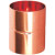 空调铜管连接直通 恒森6-54mm紫铜直通接头 冷媒焊铜对接 恒森Φ45mm直通*1.5厚