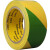 羽的王  黄绿PVC警示胶带地面划线地板胶双色斑马线胶带电力接地胶带33米 (黄绿斜纹)宽40mm*33米