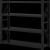 货架置物架多层架仓储仓库阳台落地储物架车库收纳展示铁架子 黑色主架强悍承重 升级加厚 四层80*40*160cm承重200KG/每层