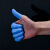 一次性手指套蓝色白色丁腈指套无卤指套防滑工业作业指套 蓝色丁晴手指套1000个