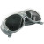 自动变光电焊面罩眼镜电焊防护面屏头戴式氩弧焊焊工帽烧焊接防护 透明眼镜1副