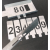 京纯房间桌椅编号编码数字喷漆插卡式可更换卡槽模具镂空喷漆模板定制 铁架专用插卡5厘米0-9数字_10个