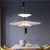 适用于意大利设计师款餐厅吊灯北欧客厅极简现代简约丹麦flos飞碟定制 金色两层670+185
