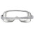 代尔塔 防护眼镜 护目镜 男女安全眼镜 PC护目镜 透明防化眼镜 防飞溅 防风防尘眼罩 101125 1副装
