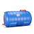 普力捷（PULIJIE） 化工桶塑料卧式加厚蓝色大水桶防晒大胶桶晒水桶储水桶水塔 400型卧圆(蓝色抗老化款)装水640斤