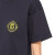 BALENCIAGA巴黎世家T恤女士字母印花图案圆领夏季短袖 藏蓝色612965-TLV61-4140 XS