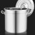 帕达曼 带盖储水桶 201不锈钢水桶储水加厚铁皮桶带盖提水桶 加厚300*300mm（焊接耳）