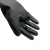 威姆仕黑色卷边工业乳胶手套防水防油耐磨劳保防护 55cm3双