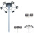 适用于高杆灯户外8米10米12米15米20米25米30米led升降式路灯球场 150W模组投光灯