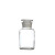 兰诗（LAUTEE）SY4054  加厚玻璃广口瓶大口试剂瓶磨砂口玻璃药棉酒精瓶 白色60ml