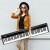 NUX纽克斯NPK-1智能电钢琴乐器88键重锤成人初学便携幼师考级演奏 NUX官方标配红色