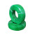 俱威 包塑钢丝绳绿色货物捆绑绳窗户牵引线晒衣架胶皮钢丝绳 CQZ1103（一米价）绿皮包塑4mm