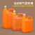加厚透气塑料桶方形液体双氧水肥料分装桶化工桶防胀气2/5/10升kg 2.5L黑色加厚款 配透气盖