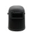 彬单 头戴式电焊面罩 氩弧焊防强光焊工防护焊帽 台式电焊面罩黑色 均码 