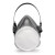 思创科技  ST-FDB半面罩喷漆防苯甲醛农药防毒面罩防毒口罩橡胶防毒面具