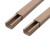 保安捷 PVC线槽 极细美观带胶走线槽 阻燃墙面电线保护套管双层加厚棕带胶20*15mm五米装（1m/根） BAJL0358