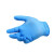 安思尔ANSELL 10-154一次性蓝色丁腈手套舒适型清洁维修护理美容美发食品餐饮加工定做1盒25双S#